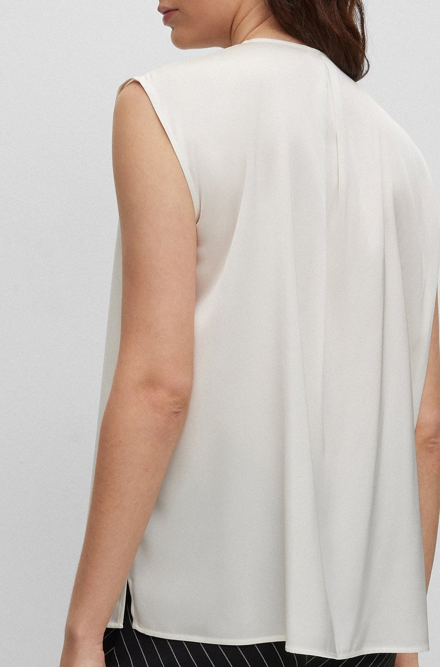 Blouse Bielli en soie - Open White
