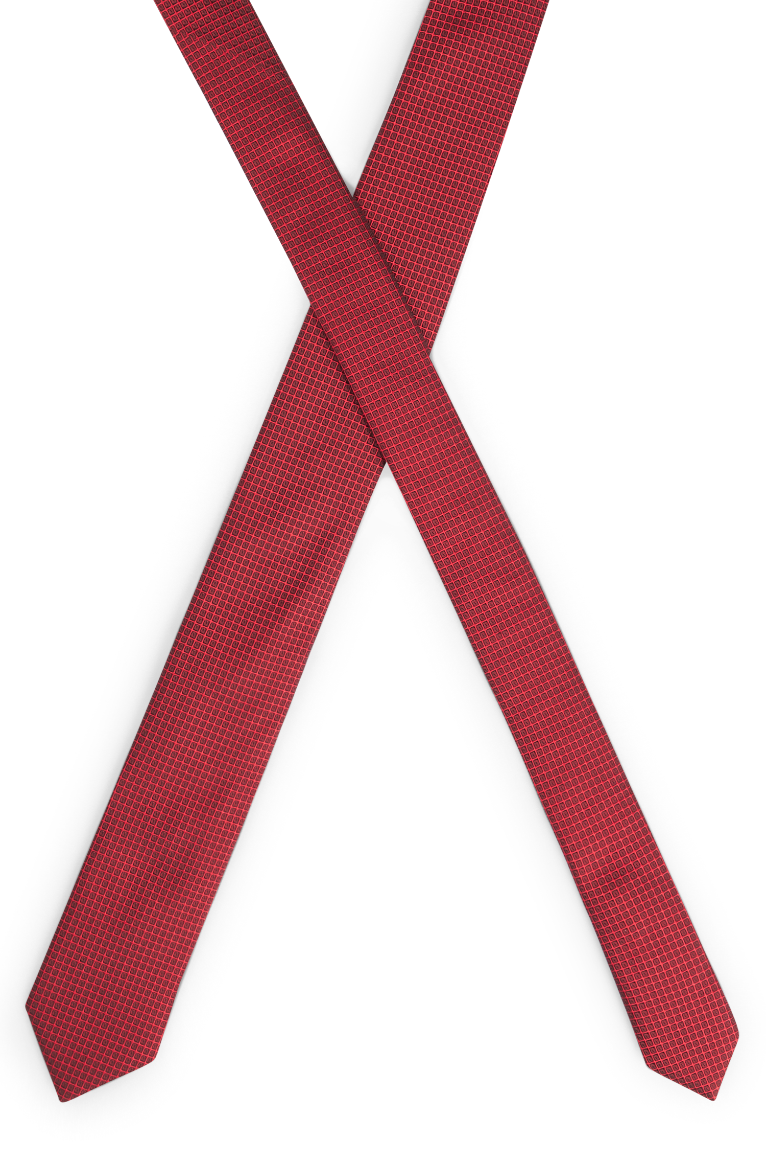 Silk Tie Tie - Open Pink