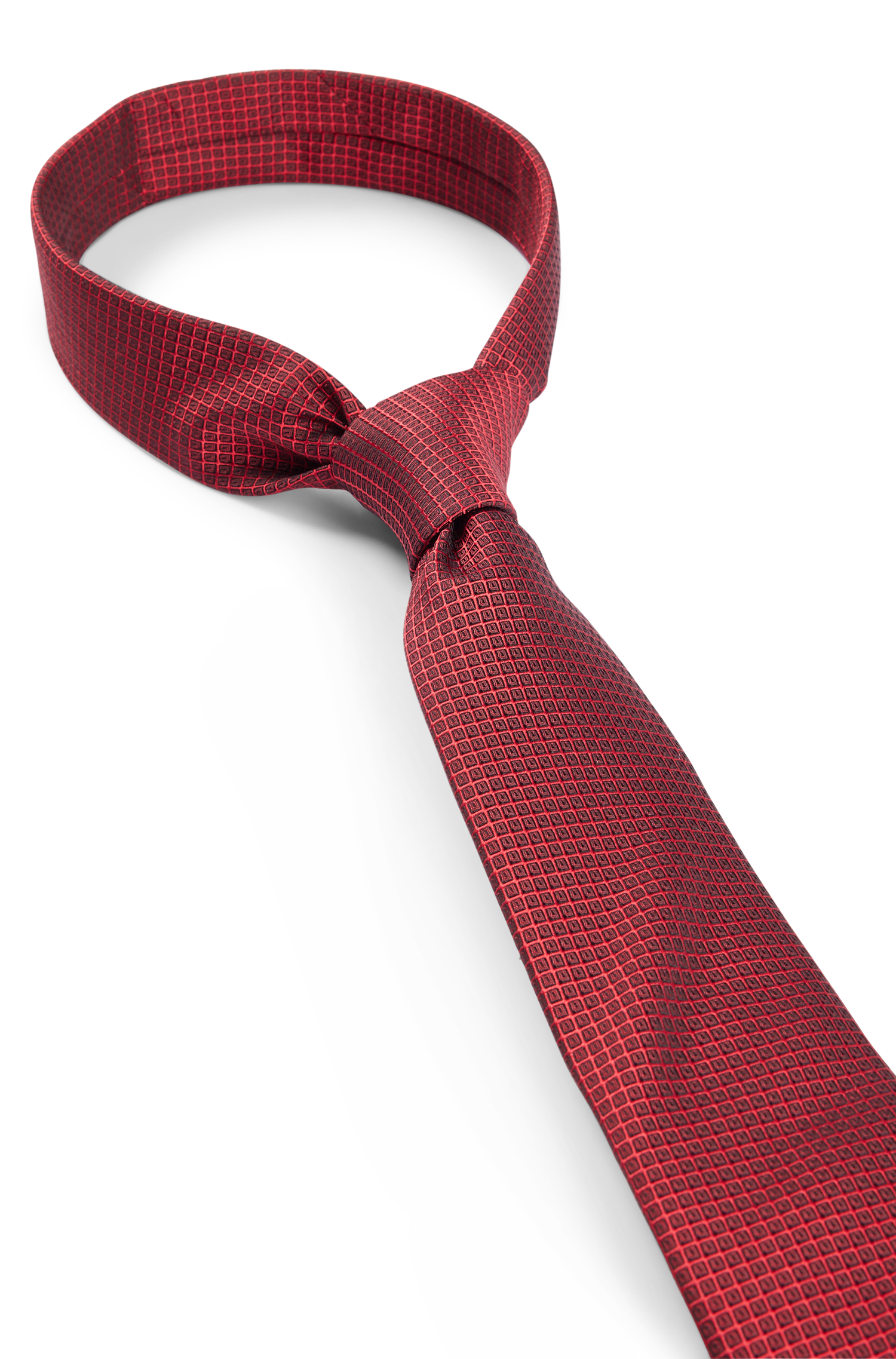 Silk Tie Tie - Open Pink