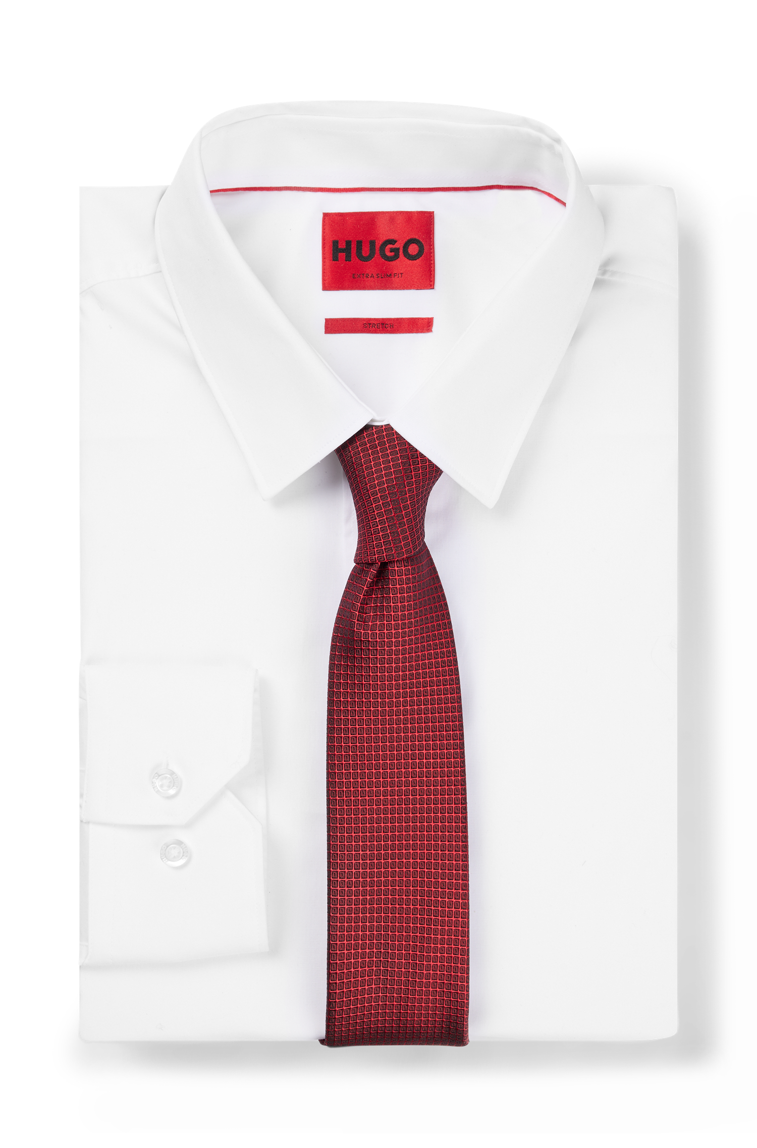 Silk Tie Tie - Open Pink