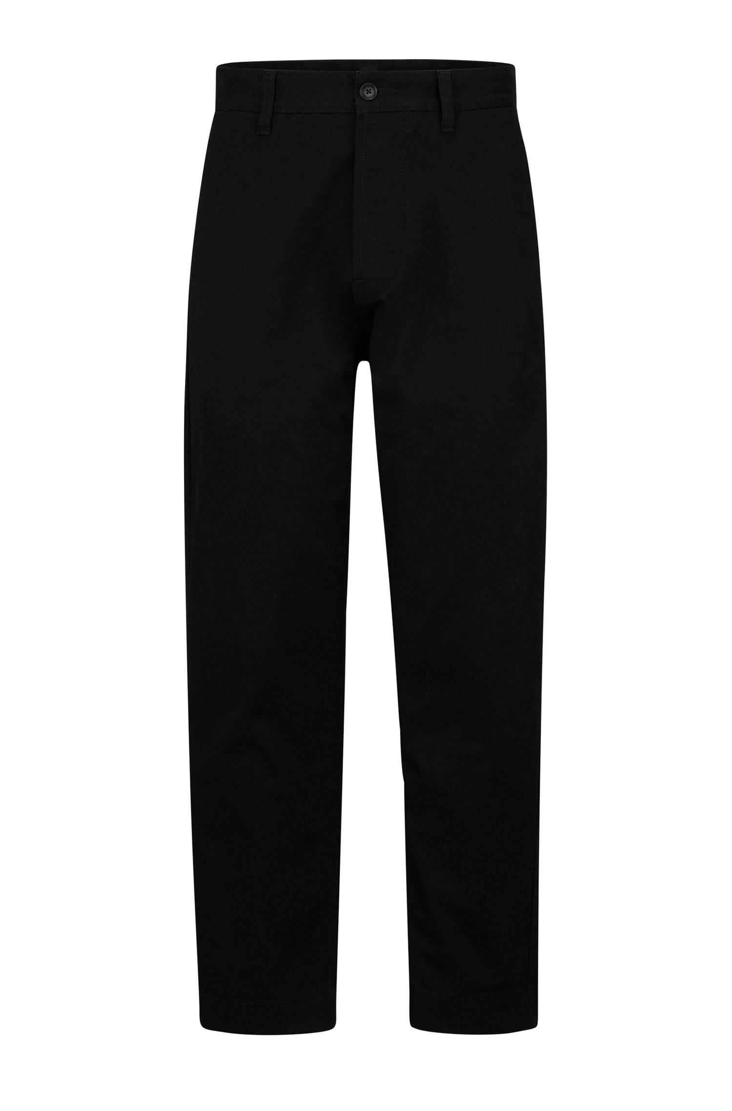 BLACK // CASUAL TROUSERS STATUM-1