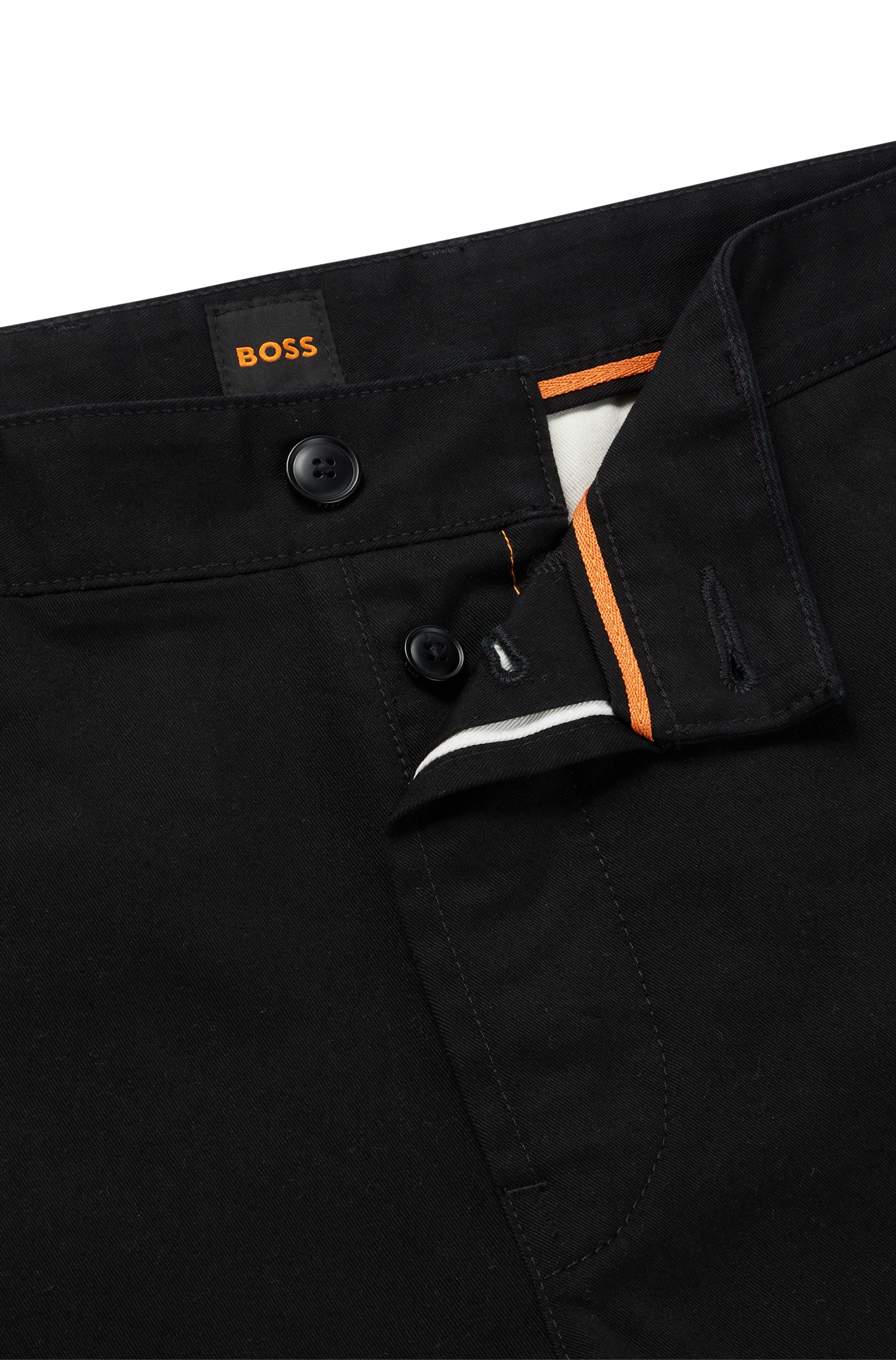 BLACK // CASUAL TROUSERS STATUM-1