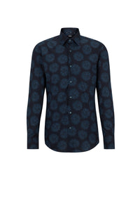 TURQUOISE & AQUA // BUSINESS SHIRTS H-HANK-KENT-C1-214