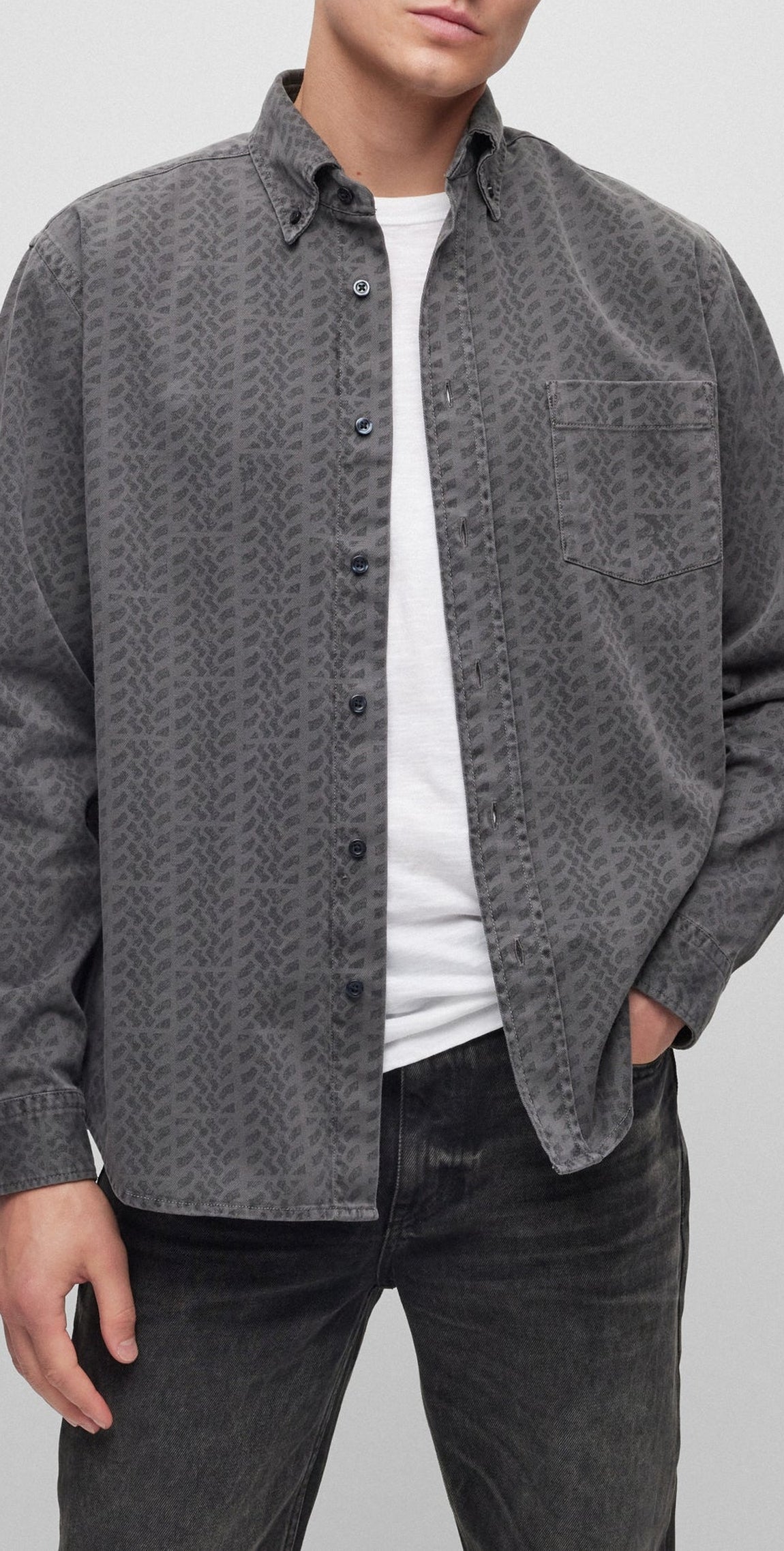 DARK GREY // CASUAL SHIRTS LAMBEY_1