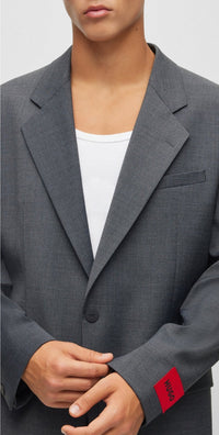 Underwire wool blend blazer - Open Green