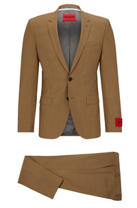 Costume Arti en laine mélangée - Open Beige