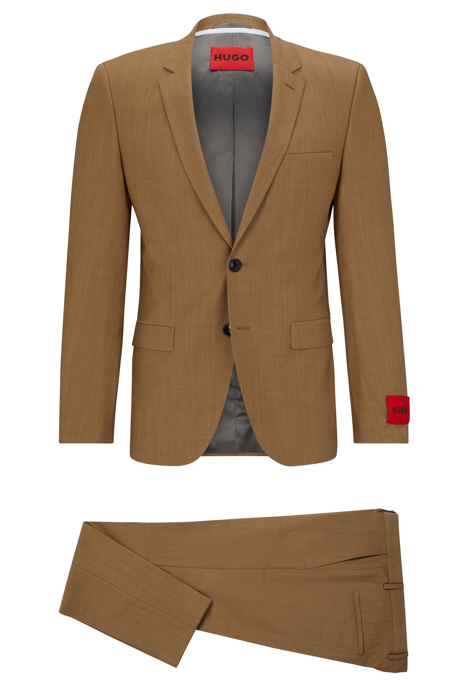 Costume Arti en laine mélangée - Open Beige