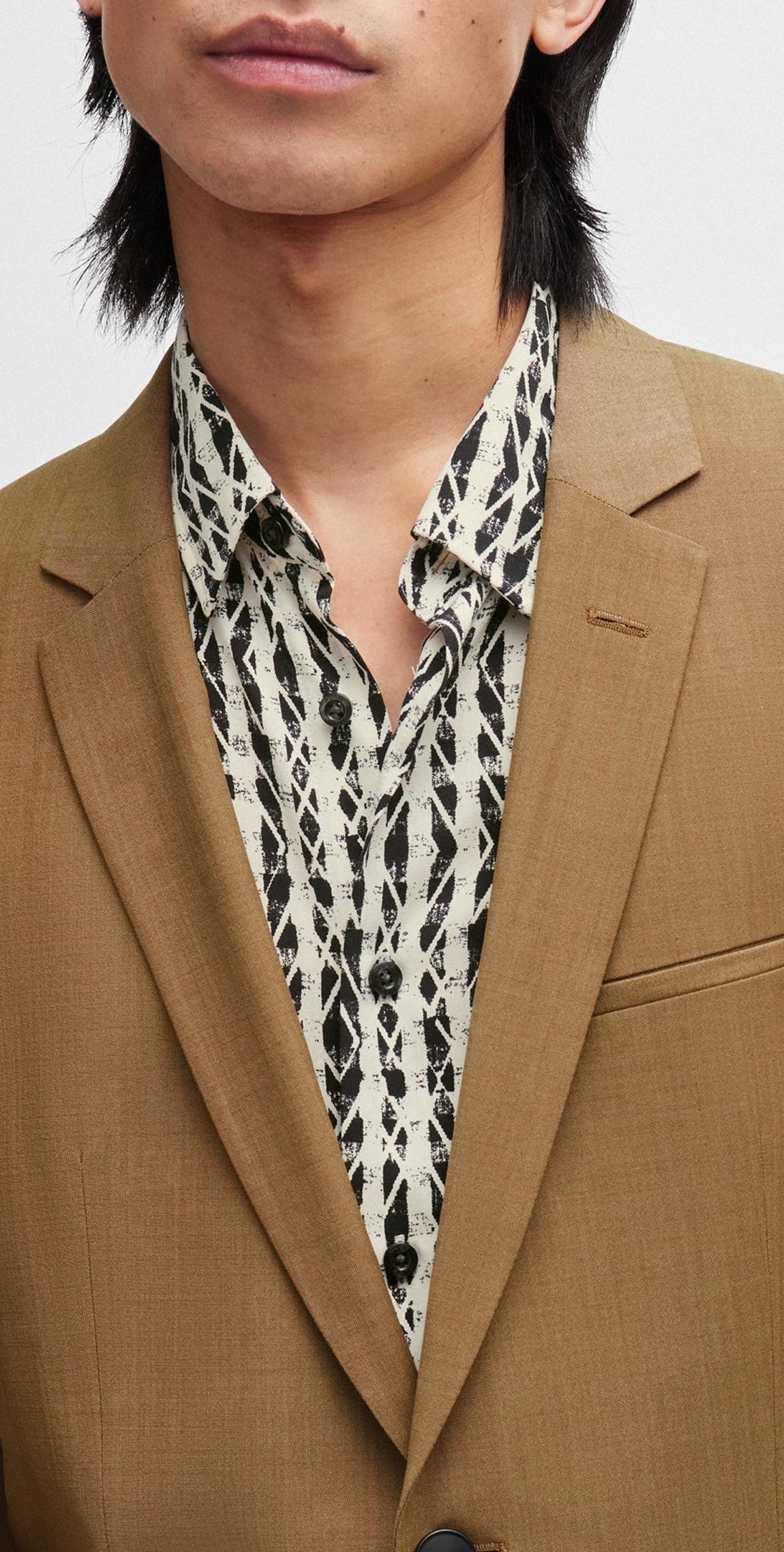 Arti wool blend suit - Open Beige