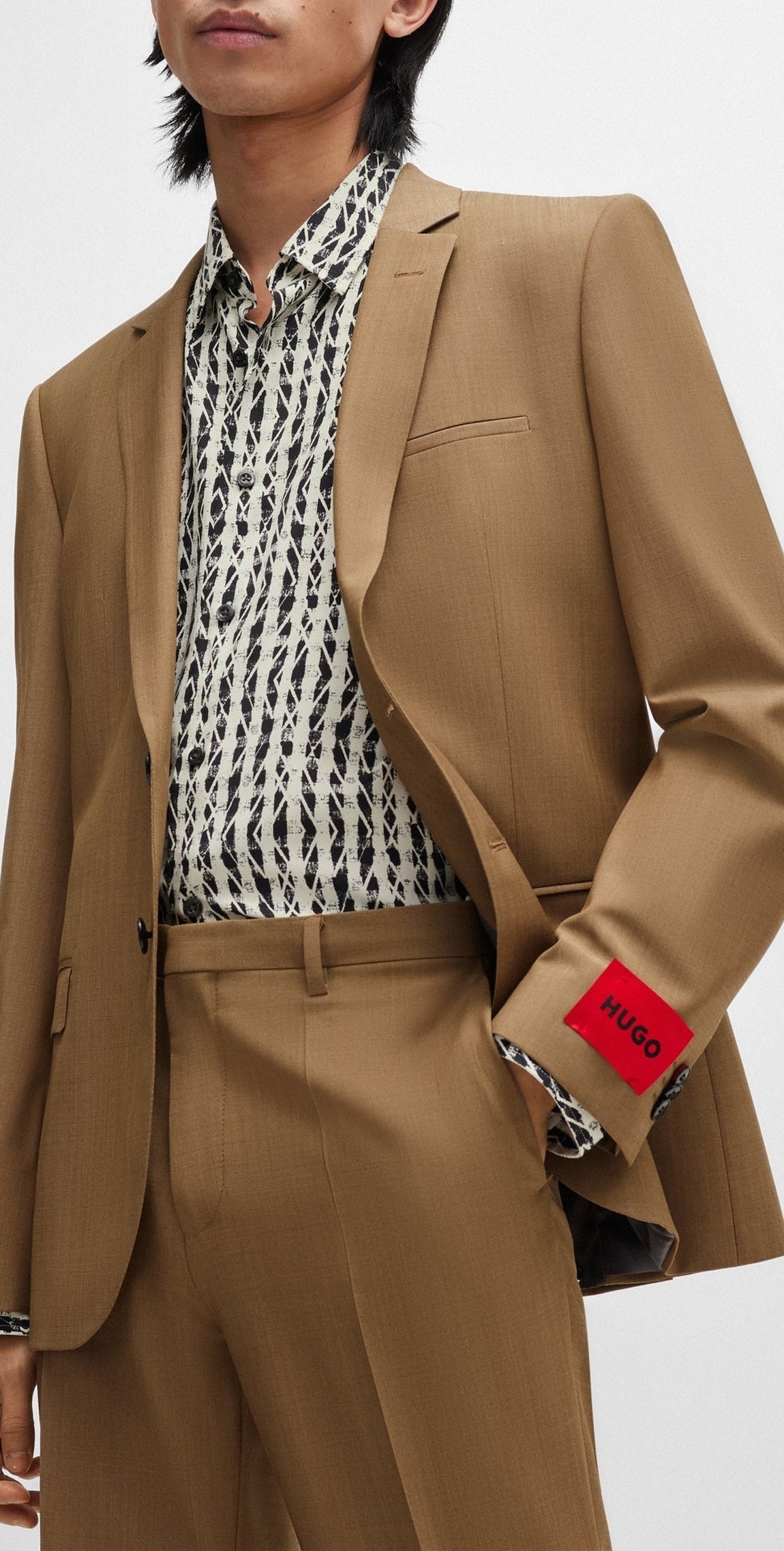 Arti wool blend suit - Open Beige