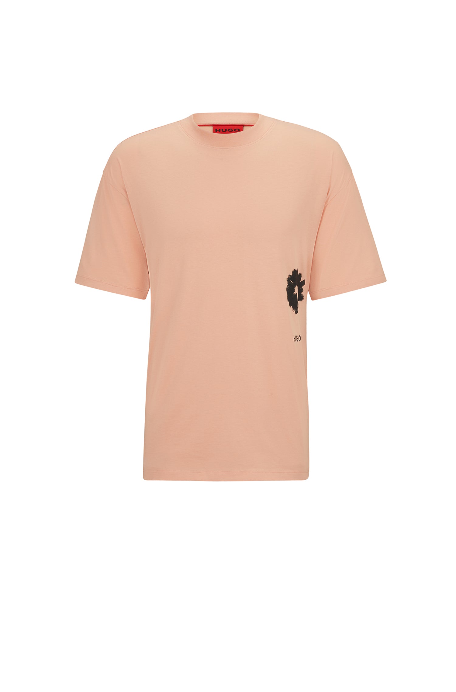 Diore oversize T-shirt - Light & Pastel Red