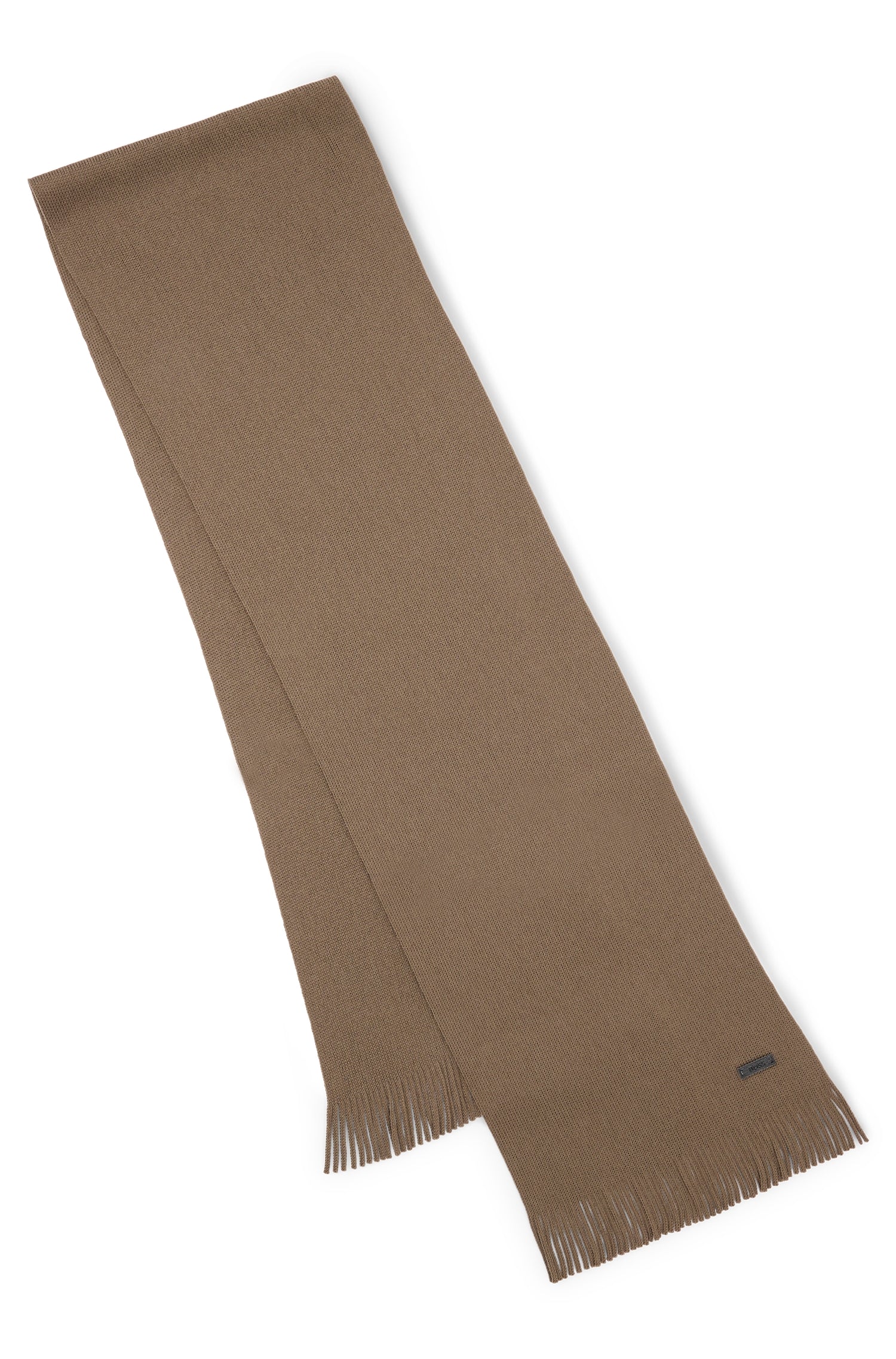 Wool scarf - Open Green