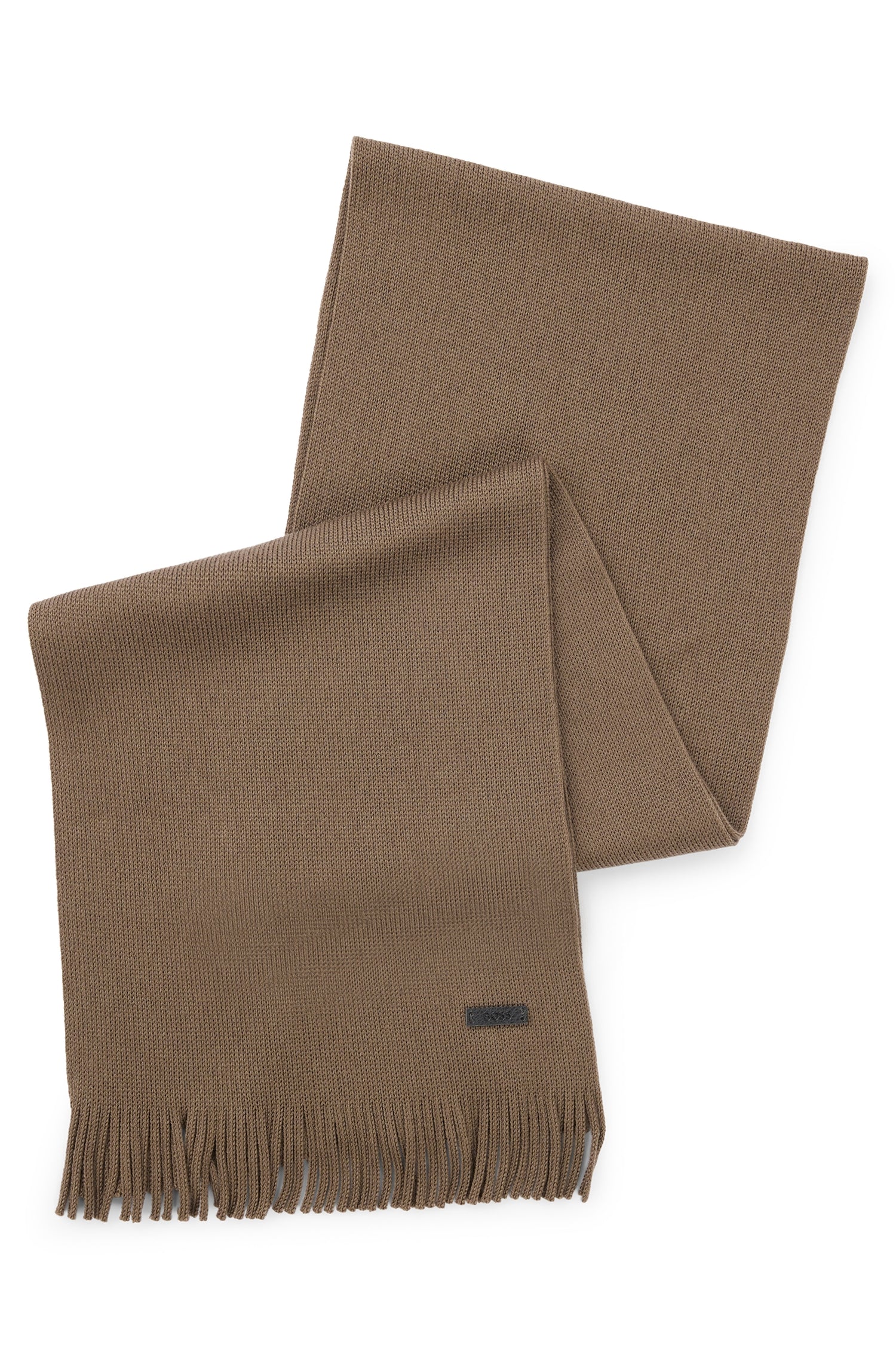 Wool scarf - Open Green