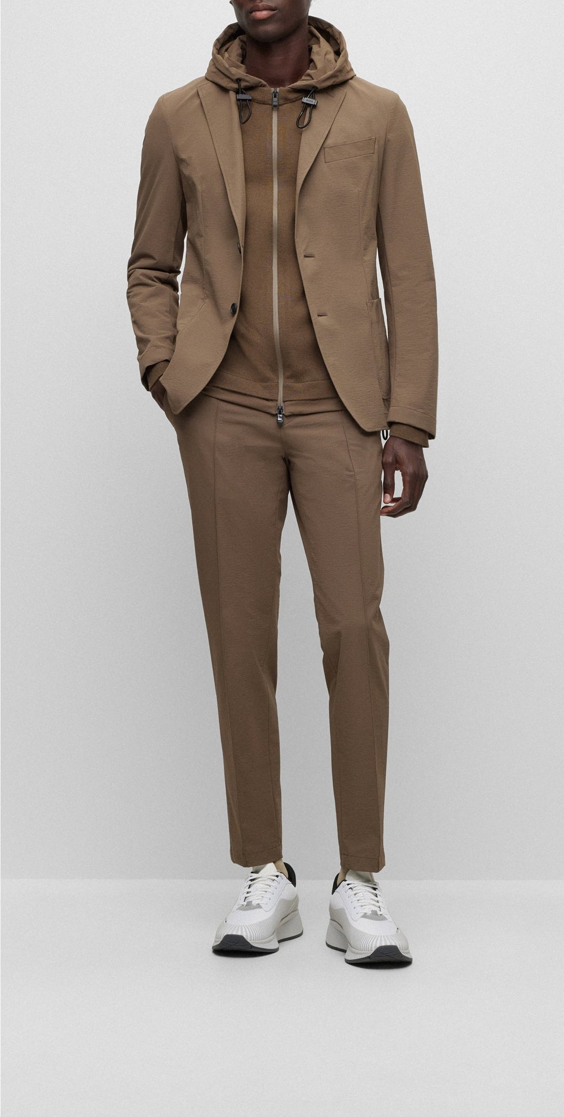 Veste Ostico en laine - Open Green