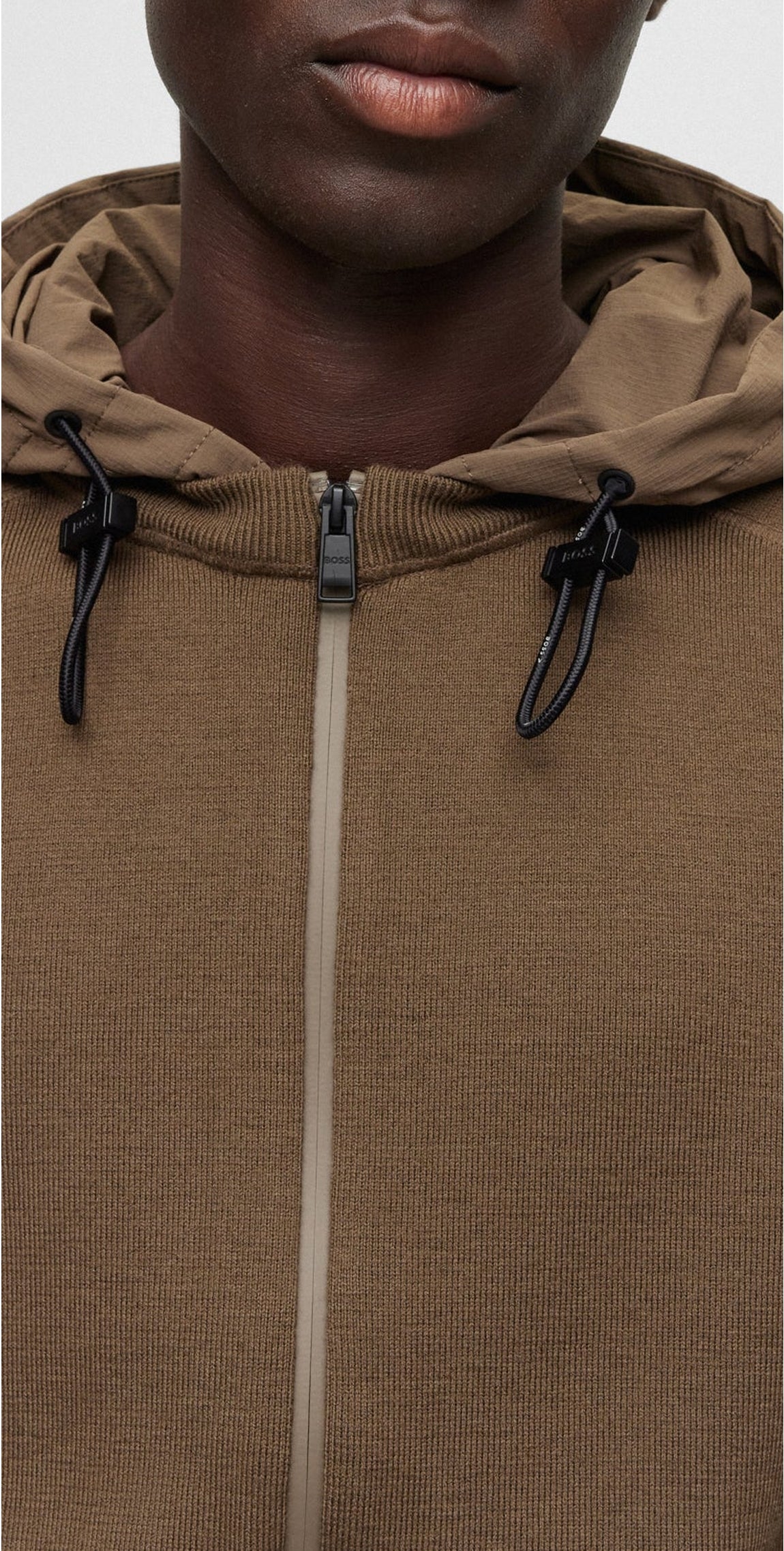Veste Ostico en laine - Open Green