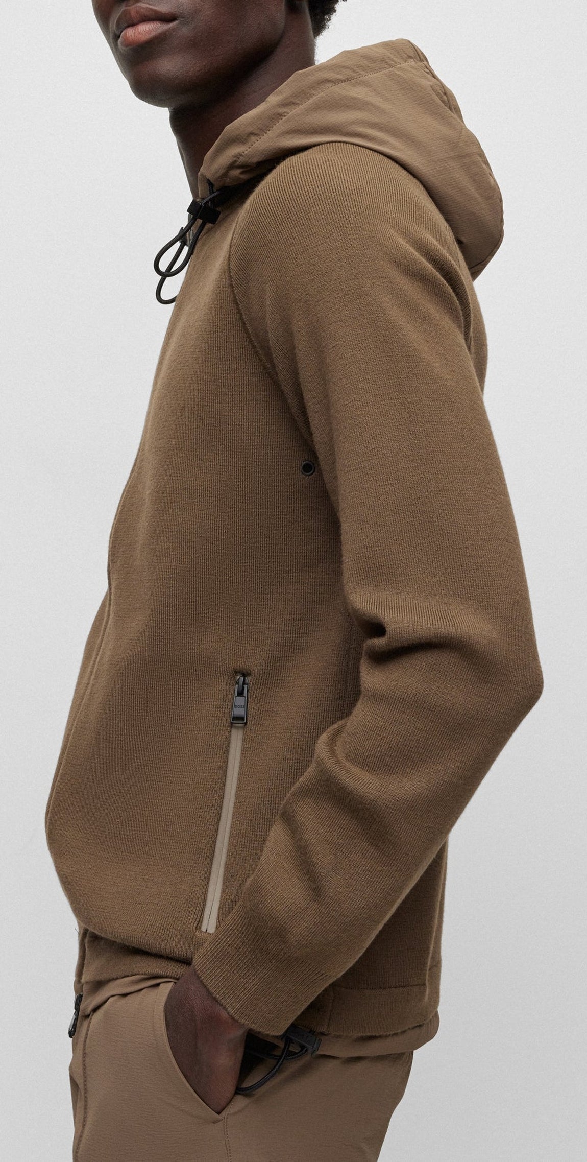 Veste Ostico en laine - Open Green