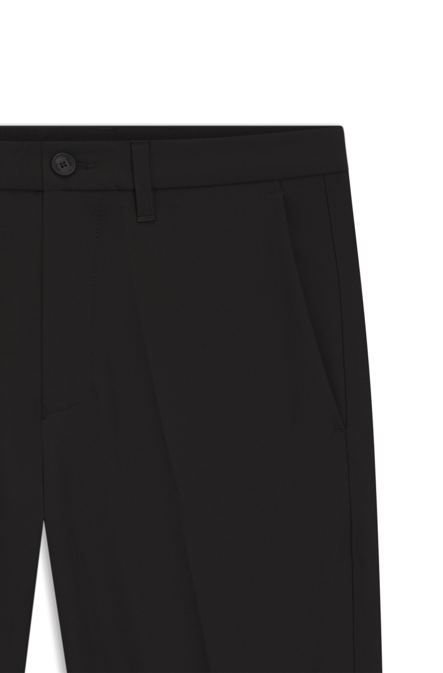 BLACK // TROUSERS T_COMMUTER-REG