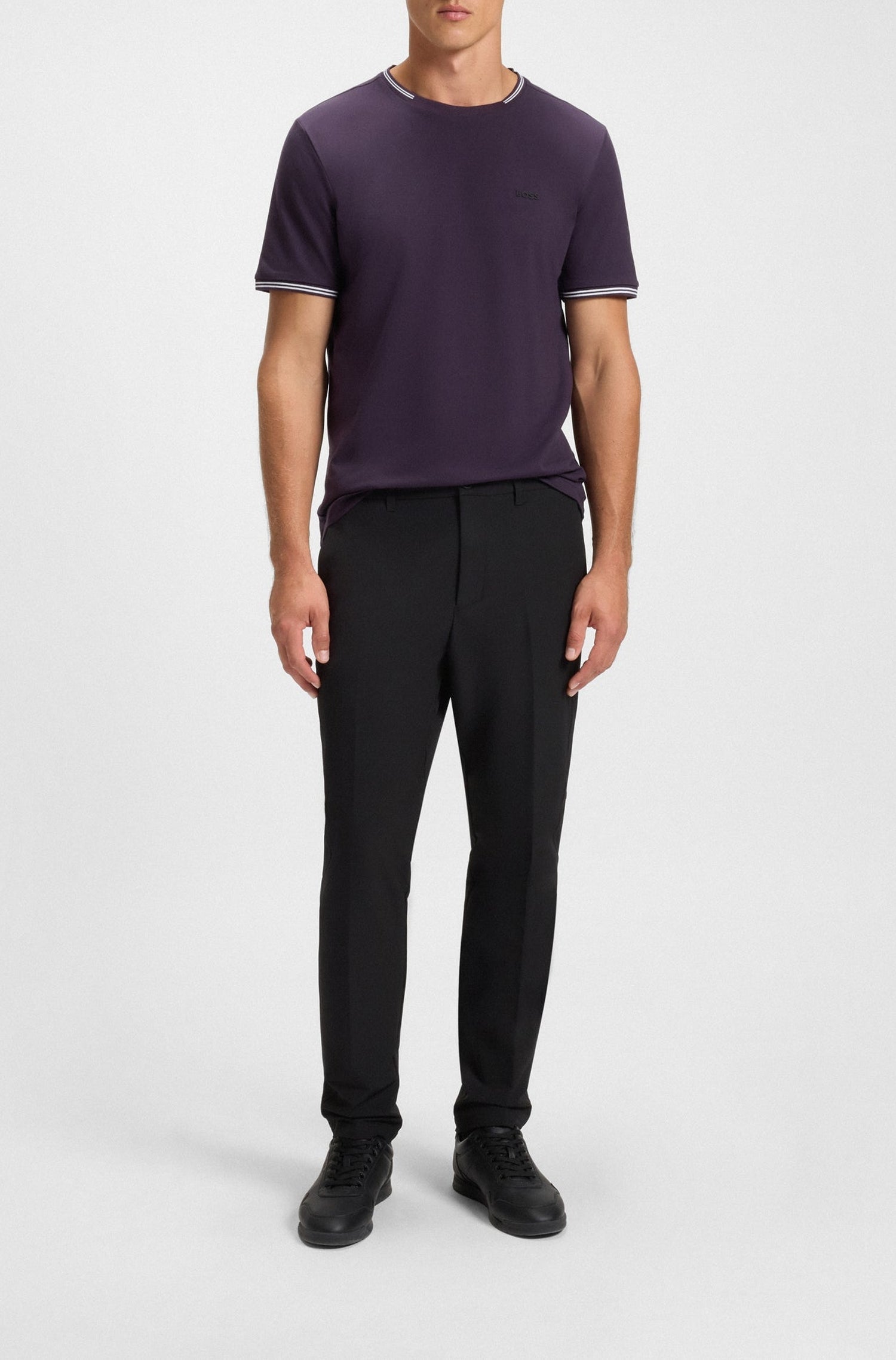 BLACK // TROUSERS T_COMMUTER-REG
