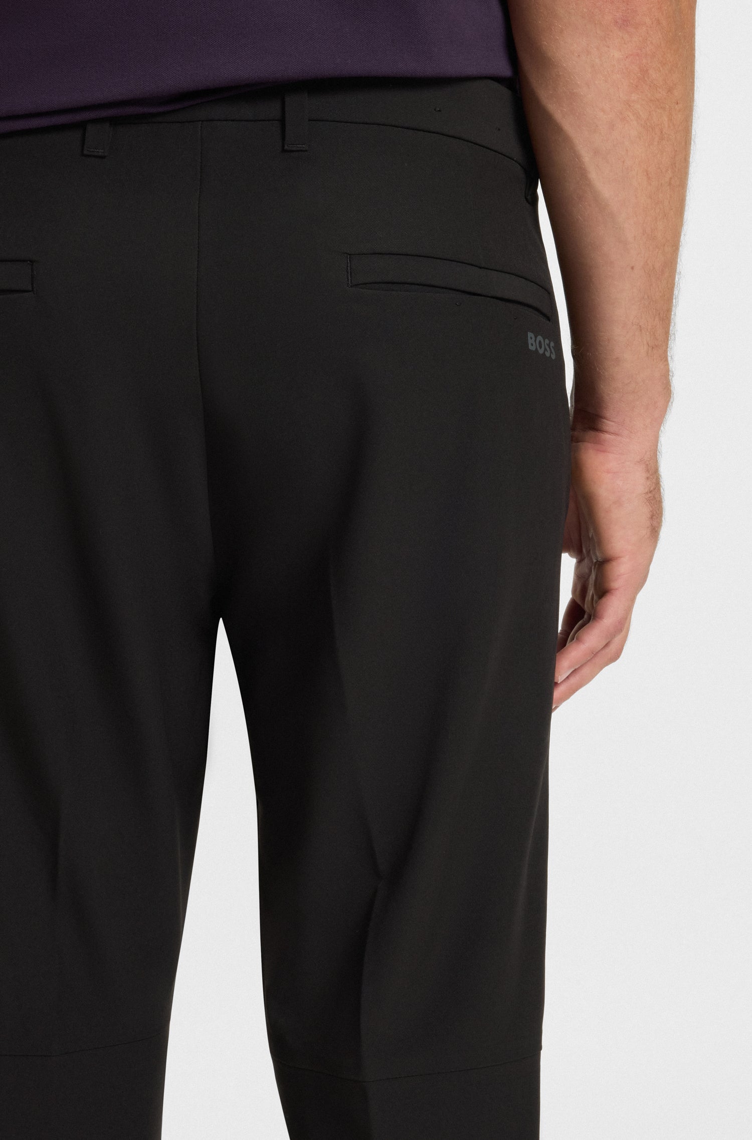 BLACK // TROUSERS T_COMMUTER-REG
