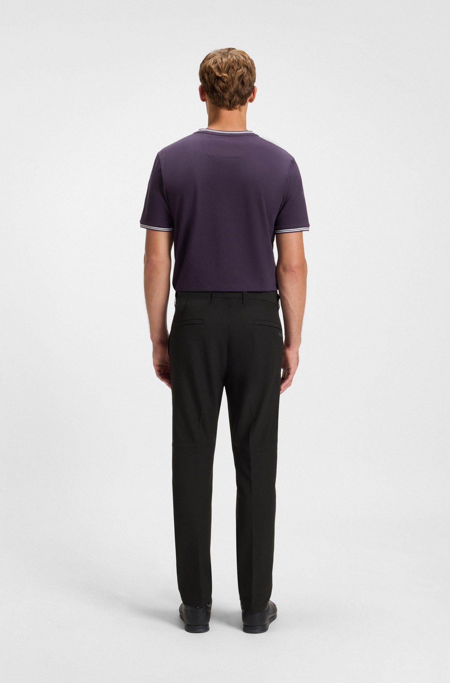 BLACK // TROUSERS T_COMMUTER-REG