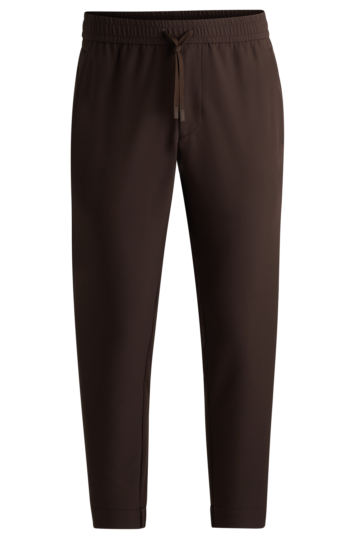 MEDIUM BROWN // CASUAL TROUSERS T_FLEX