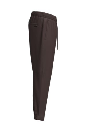 MEDIUM BROWN // CASUAL TROUSERS T_FLEX