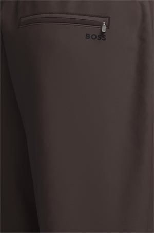 MEDIUM BROWN // CASUAL TROUSERS T_FLEX