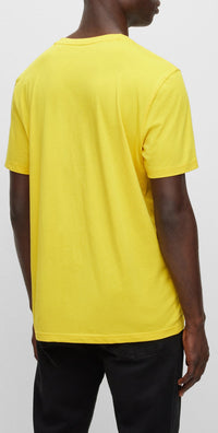 Logo T-shirt with round neck - Light & Pastel Yellow
