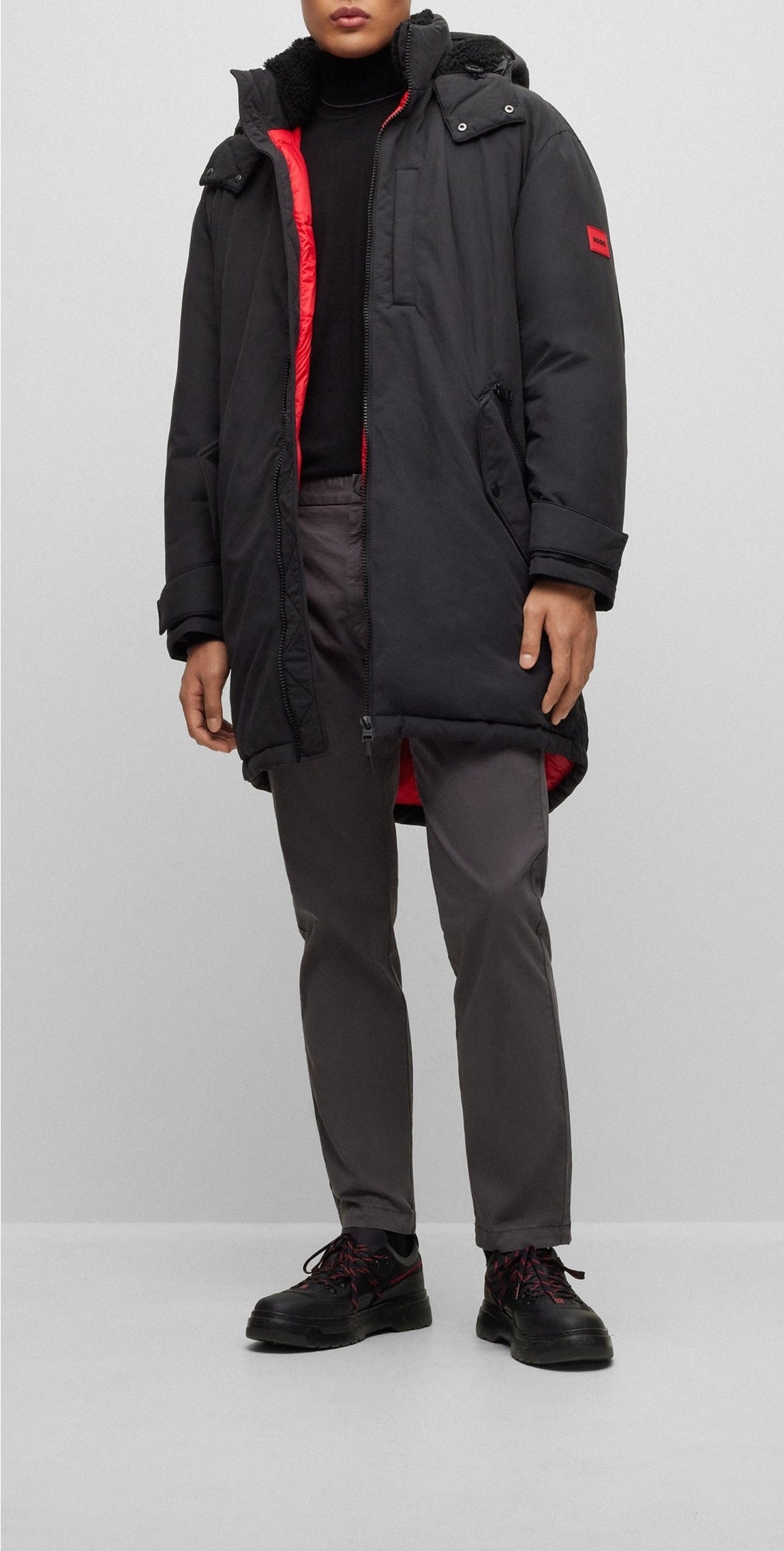 Munkon coat - Black