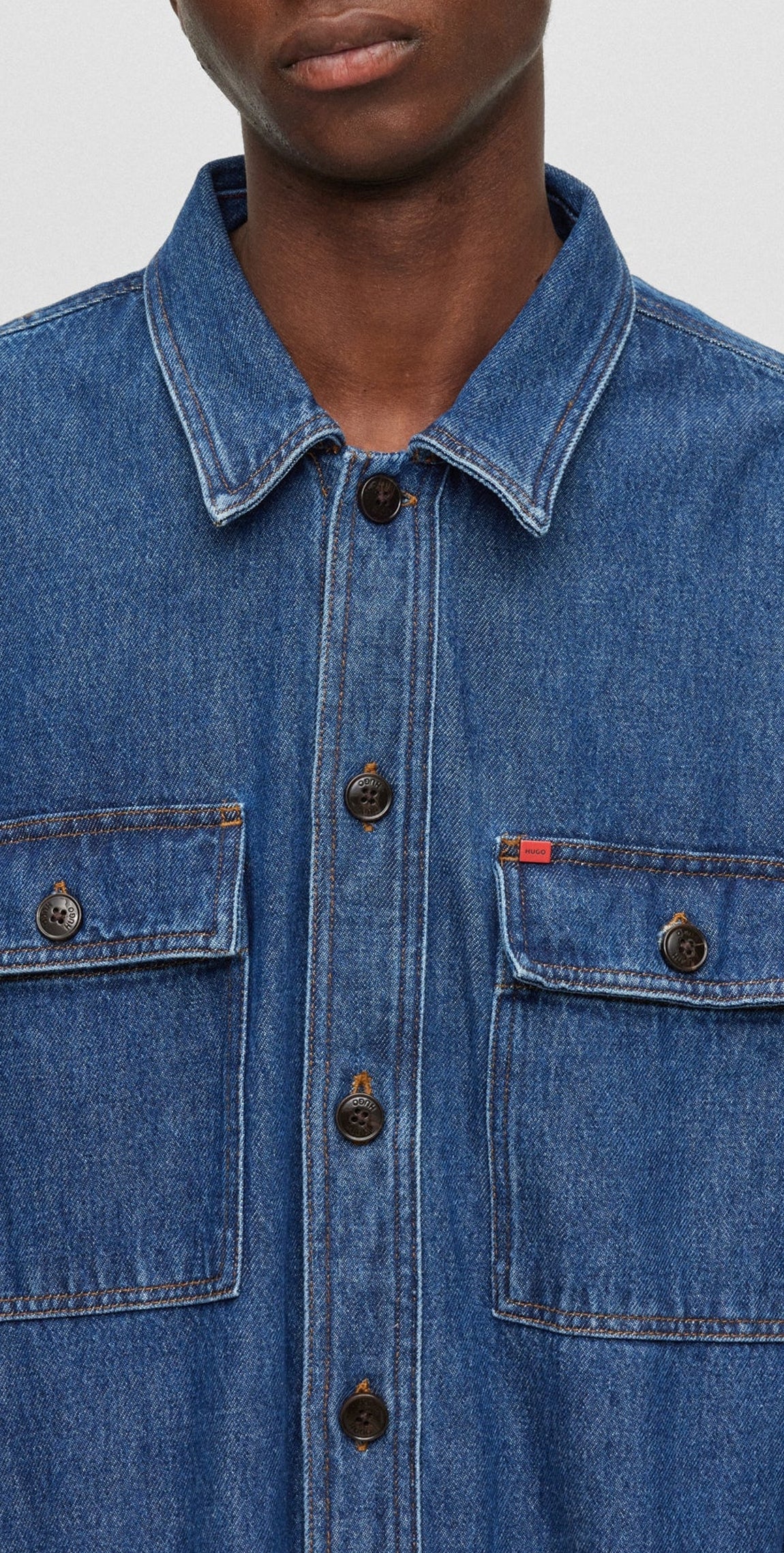 Esinem oversize shirt - Navy