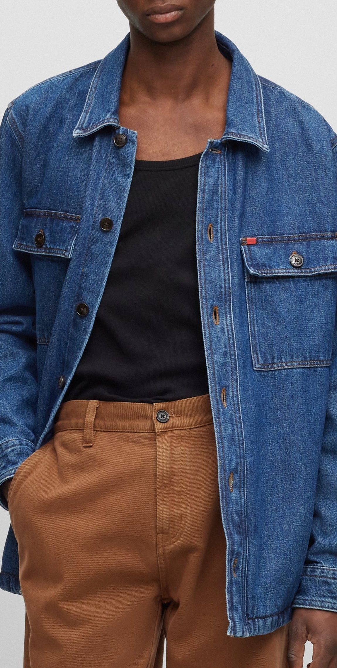 Esinem oversize shirt - Navy