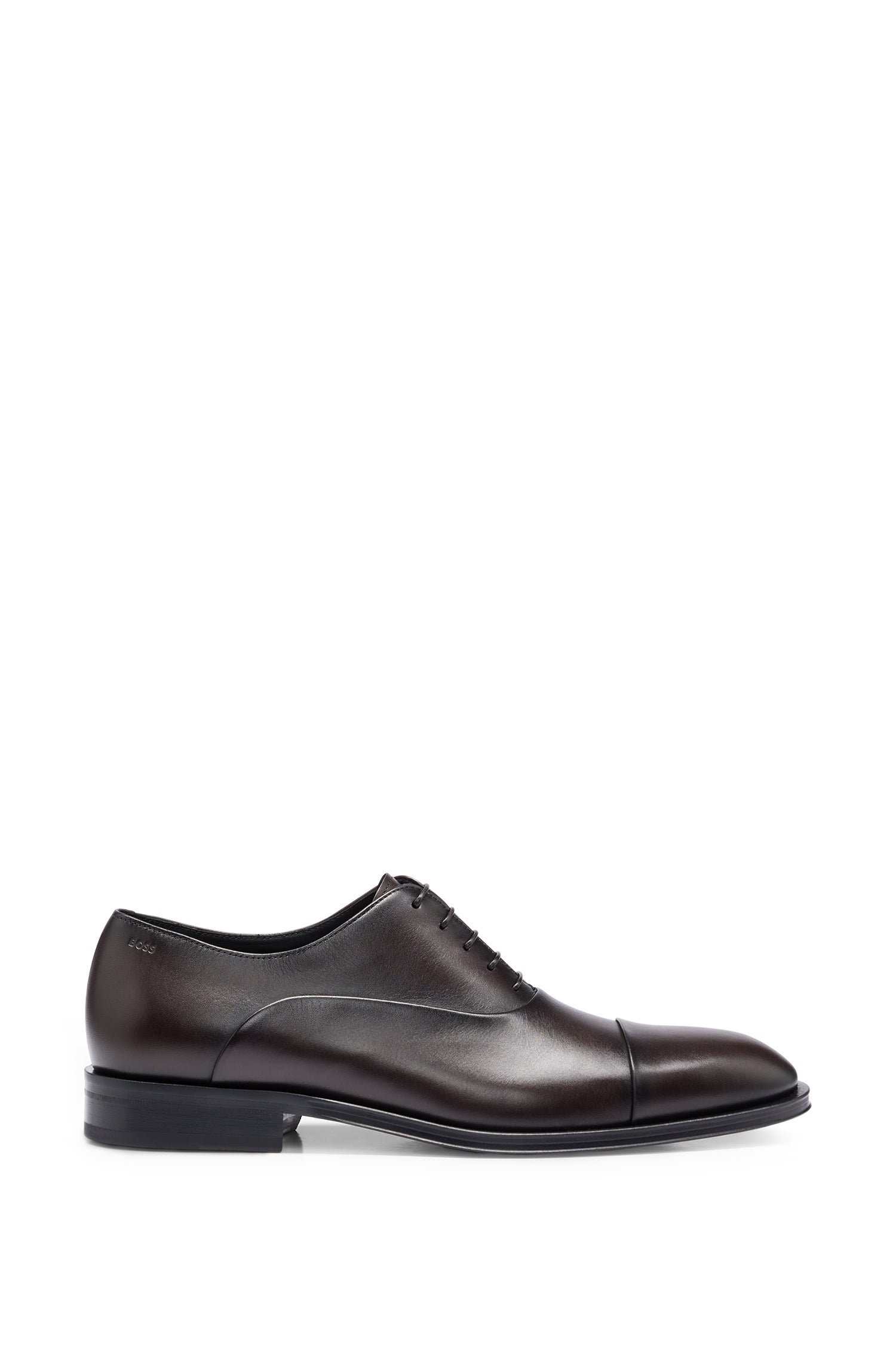 Derbies Derrek en cuir - Dark Brown