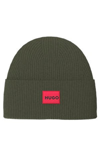 DARK BEIGE // KNITTED BEANIE XAFF 6