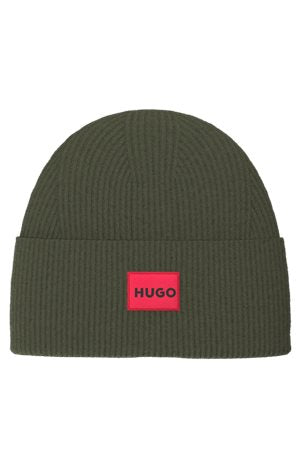 DARK BEIGE // KNITTED BEANIE XAFF 6