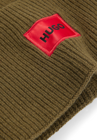 DARK BEIGE // KNITTED BEANIE XAFF 6