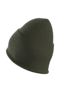DARK BEIGE // KNITTED BEANIE XAFF 6