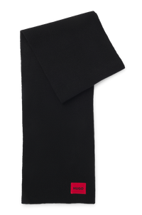 BLACK // KNITTED SCARF ZAFF 6