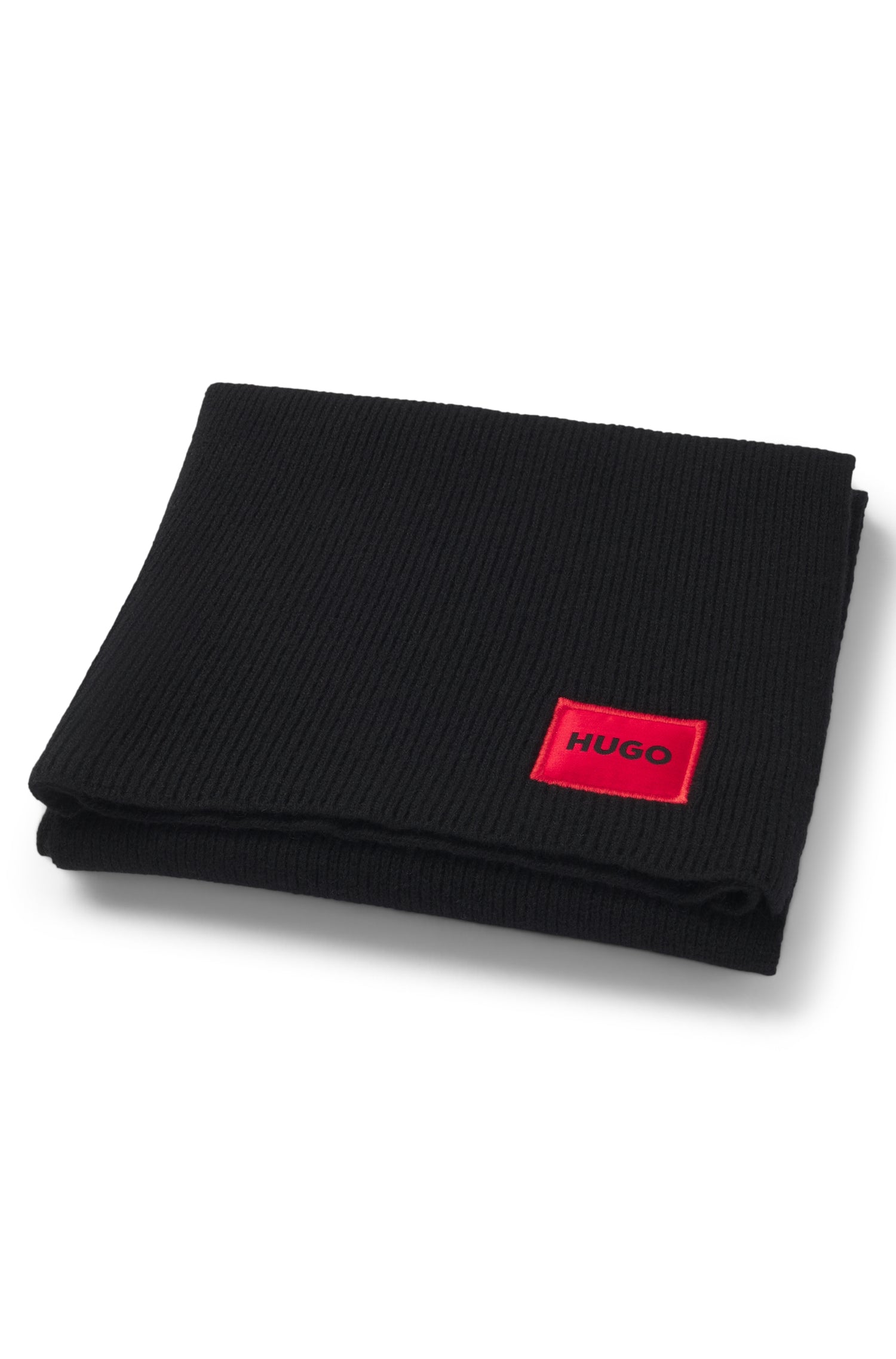 Wool scarf - Black