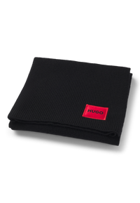 BLACK // KNITTED SCARF ZAFF 6