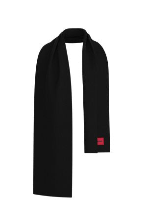 BLACK // KNITTED SCARF ZAFF 6