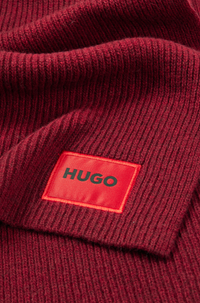 Wool scarf - Dark Red