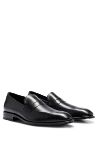 Mocassins Derrek en cuir - Black