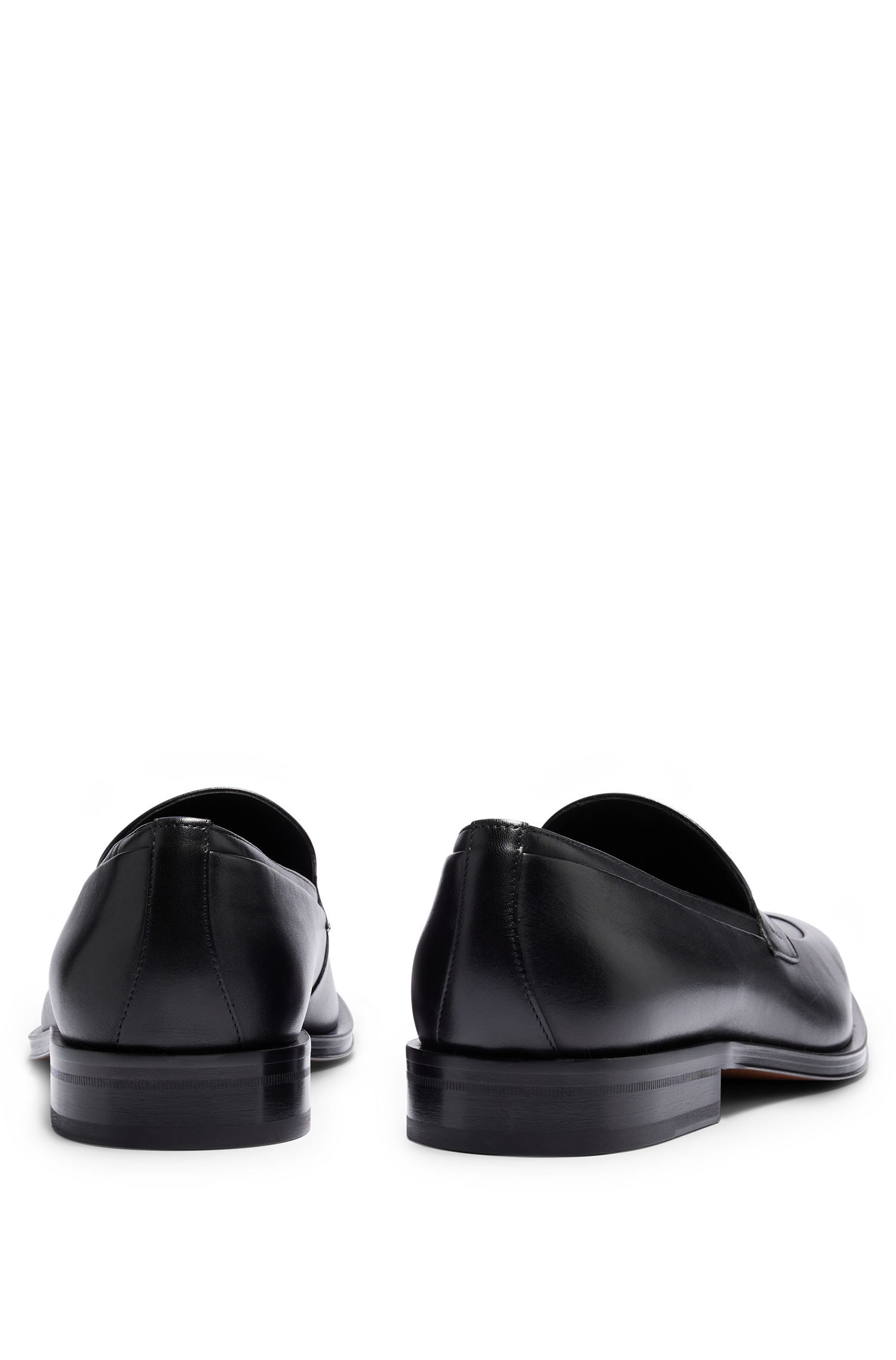 Mocassins Derrek en cuir - Black