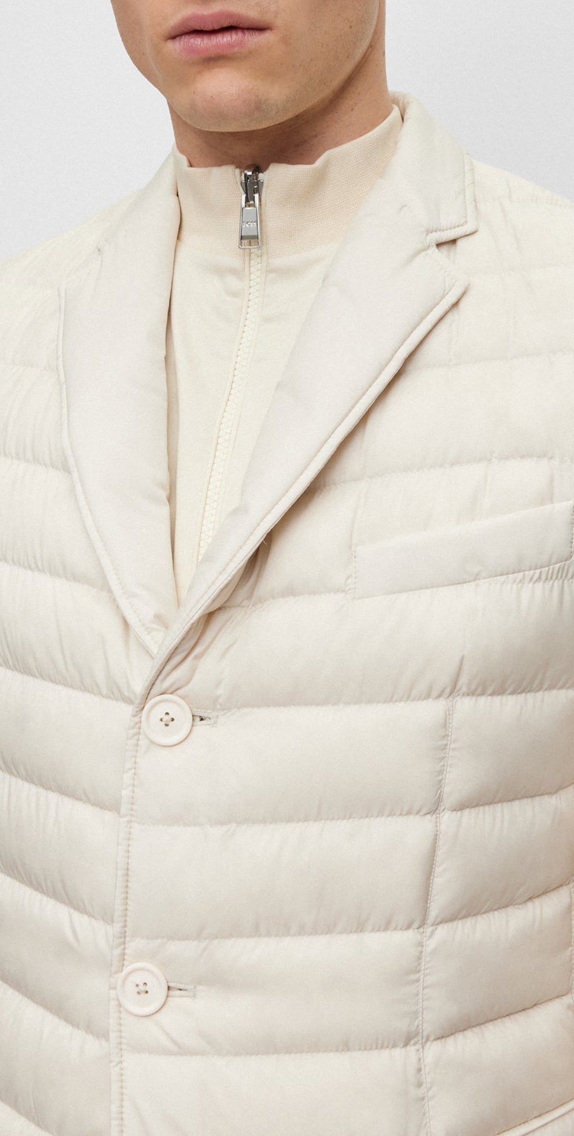 OPEN WHITE // BLAZERS P-HANRY-PAD-233F