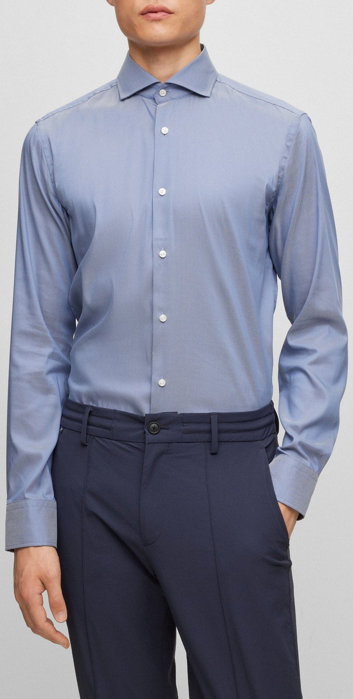 Hank shirt - Open Blue