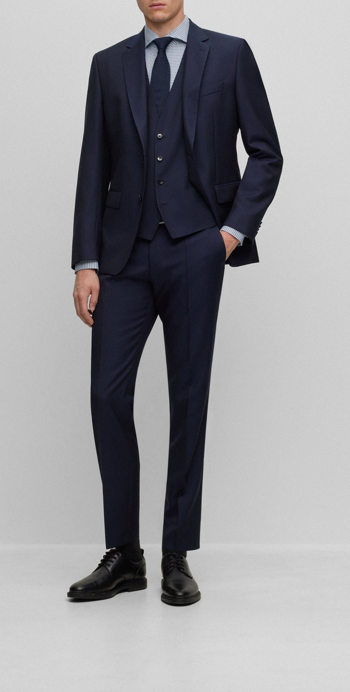 LIGHT & PASTEL BLUE // BUSINESS SHIRTS H-HANK-SPREAD-C5-233