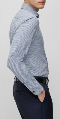 LIGHT & PASTEL BLUE // BUSINESS SHIRTS H-HANK-SPREAD-C5-233