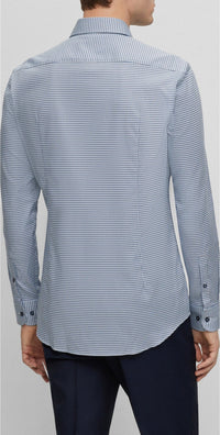 LIGHT & PASTEL BLUE // BUSINESS SHIRTS H-HANK-SPREAD-C5-233