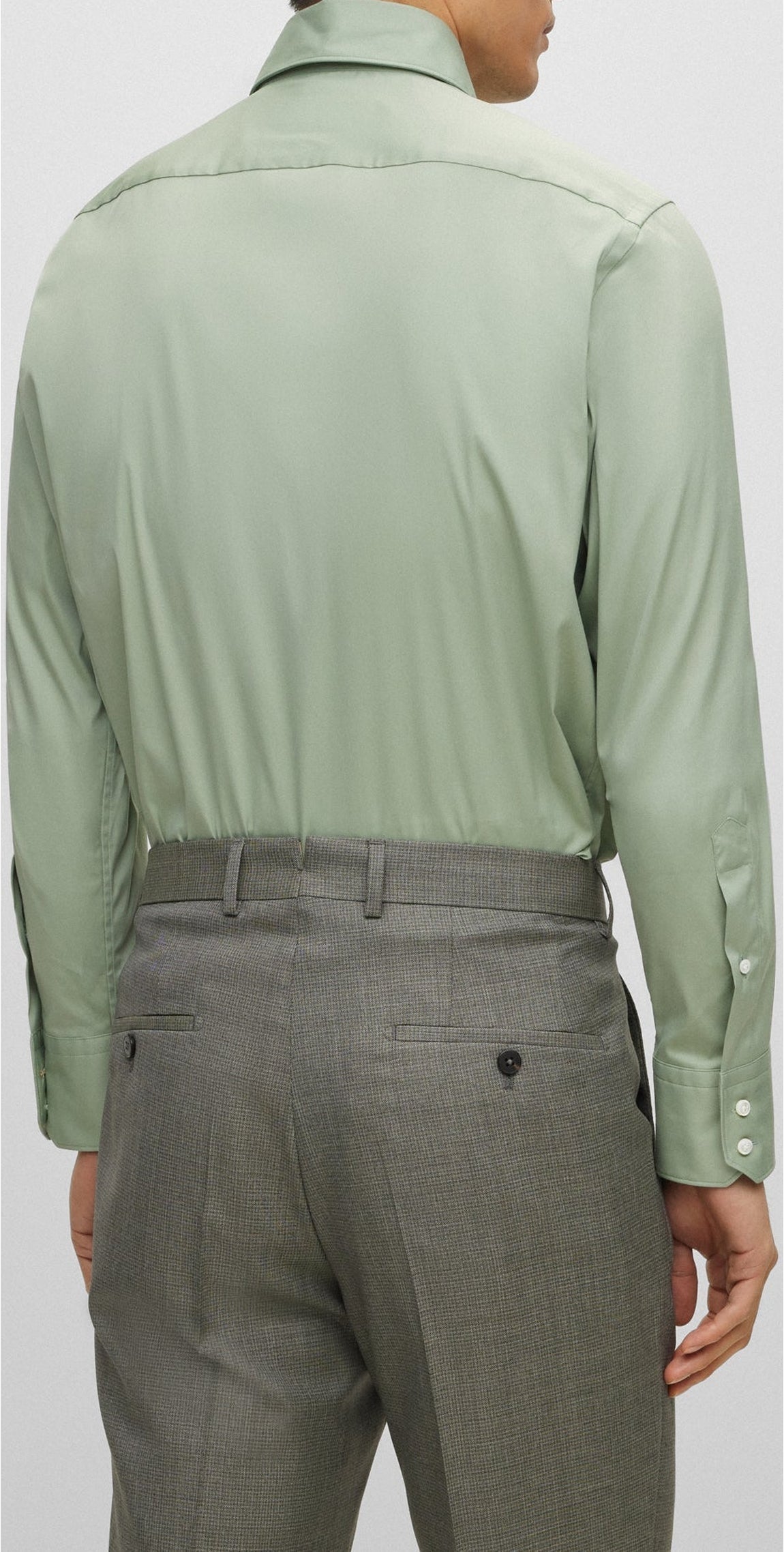 HORS LIGNE // LIGHT & PASTEL GREEN // BUSINESS SHIRTS L-JON-KENT-C1-233