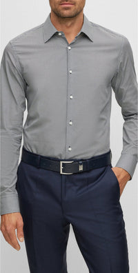 DARK BLUE // BUSINESS SHIRTS L-HAYS-KENT-233