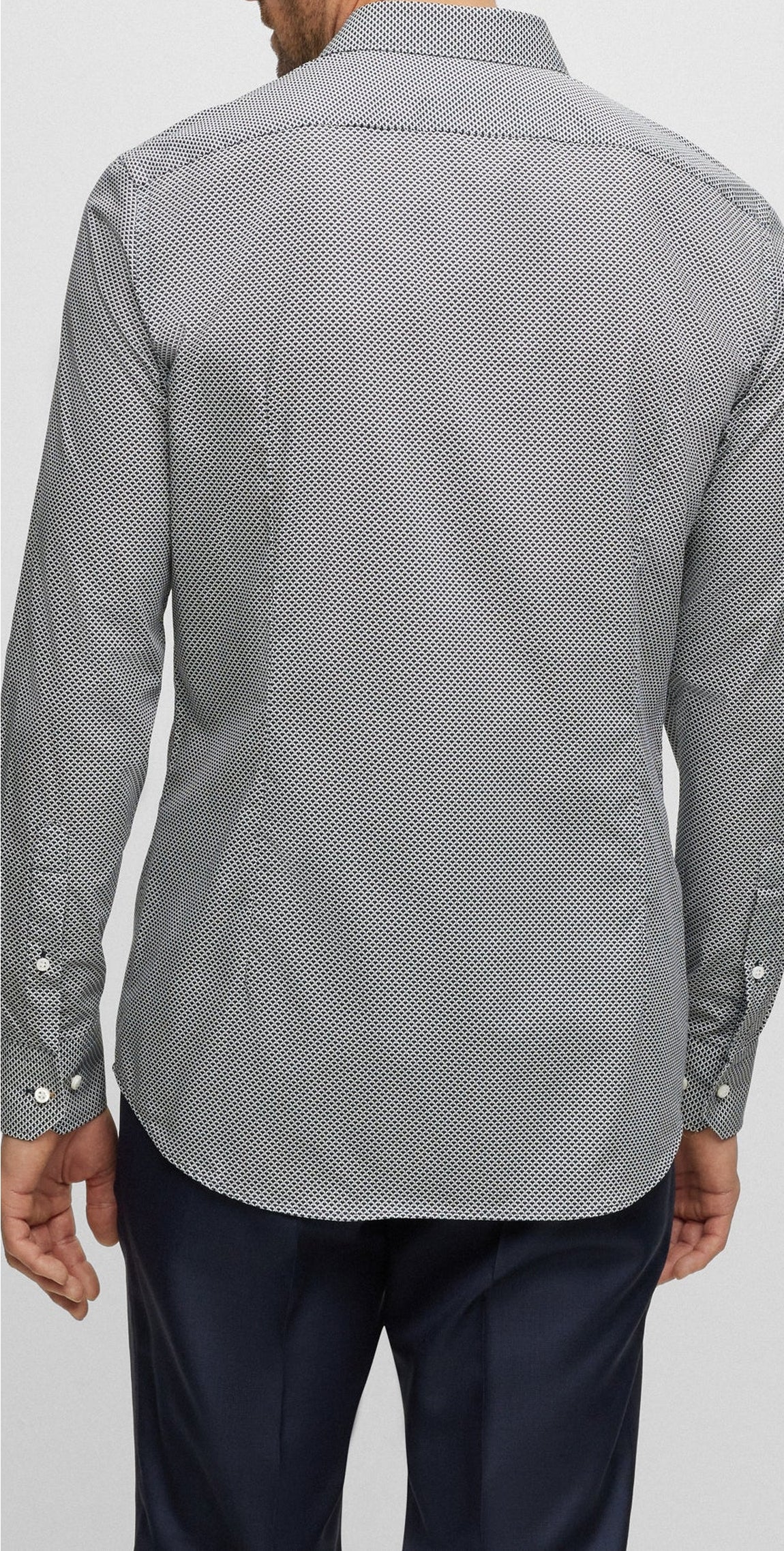 DARK BLUE // BUSINESS SHIRTS L-HAYS-KENT-233